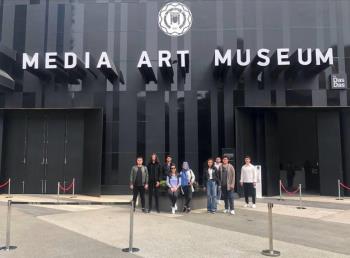 Fakültemiz Sanat Tarihi Bölümü Hocaları ve III. Sınıf Öğrencileri “Leonardo Da Vinci: Yapay Zekâ Işığın Bilgeliği” Sergisini Ziyaret Etti