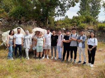 Dr. Öğr. Üyesi Mustafa Türk ve Lisans Öğrencilerimiz Tarafından Kyzikos Antik Kentine Gezi Düzenlendi