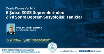 Orada Kimse Var Mı? 6 Şubat 2023 Depremlerinden 2 Yıl Sonra Deprem Sosyolojisi: Tanıklar