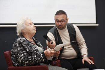 Hocaların Hocası Prof. Dr. İnci Enginün, Bölümümüz Dr. Öğr. Üyesi Ferudun Ay'ın  Moderatörlüğünde, Üniversitemizde “Vefatının 100. Yılında Ziya Gökalp” Başlıklı Konferans Verdi