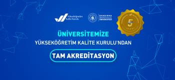 Üniversitemize Tam Akreditasyon