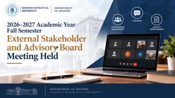 2026-2027 Academic Year Fall Semester External Stakeholder and Advisory Board Meeting of our Department was Held