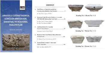 Bölüm Hocalarımızdan Dr. Öğr. Üyesi Feride İMRANA ALTUN'un "Bandırma Müzesi'nde Bulunan Bizans Dönemine Ait Taş Eserler" adlı makalesi Yayımlandı